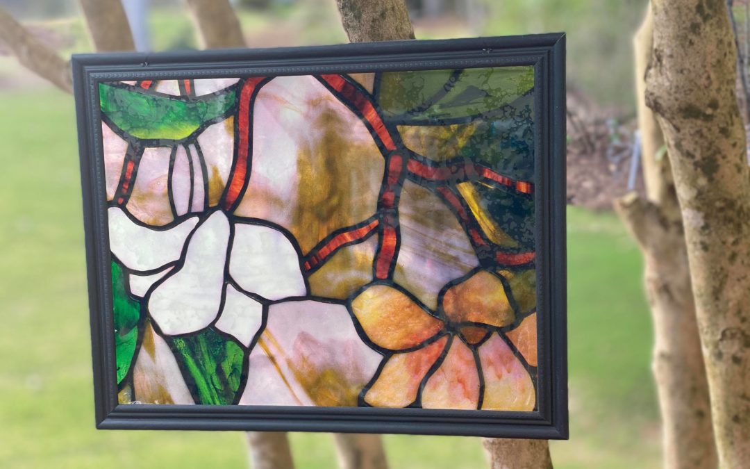 DIY Faux Stained Glass Window - The Shabby Tree